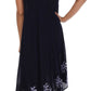 Vestido Caftán/Pareo de Manga Corta Sakkas Batik Palmera