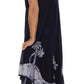 Vestido Caftán/Pareo de Manga Corta Sakkas Batik Palmera