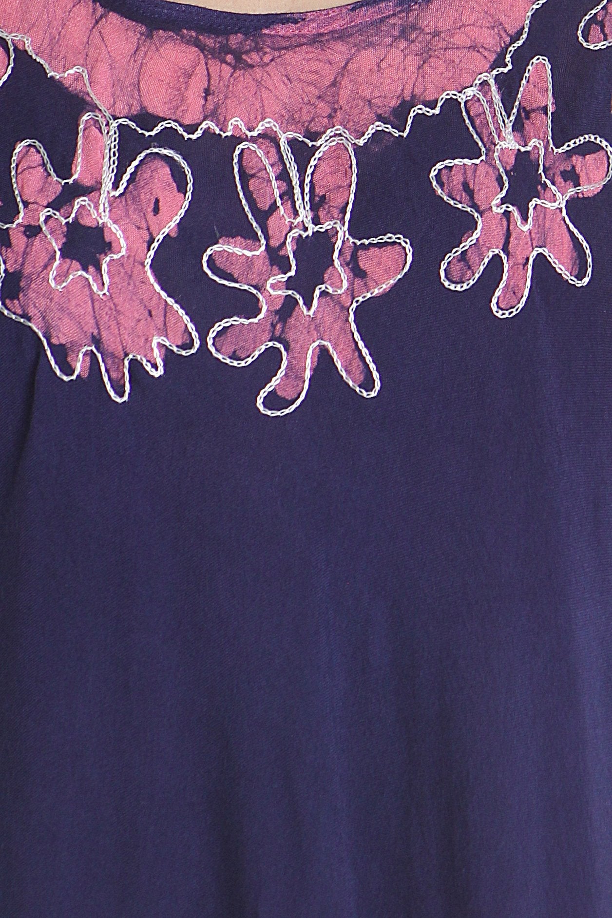 Vestido Caftán/Pareo de Manga Corta Sakkas Batik Palmera