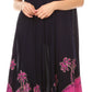 Vestido Caftán/Pareo de Manga Corta Sakkas Batik Palmera