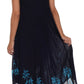 Vestido Caftán/Pareo de Manga Corta Sakkas Batik Palmera