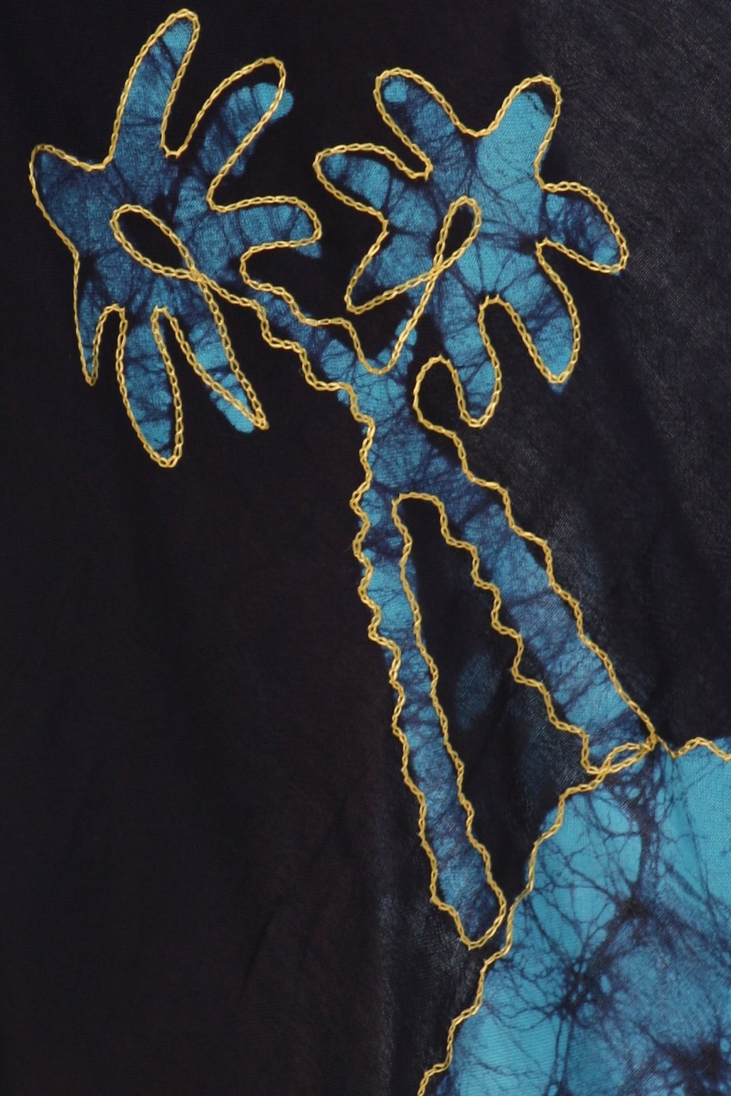 Vestido Caftán/Pareo de Manga Corta Sakkas Batik Palmera