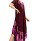 Vestido Caftán/Pareo de Manga Corta Sakkas Batik Palmera