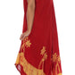 Vestido Caftán/Pareo de Manga Corta Sakkas Batik Palmera