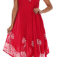 Vestido Caftán/Pareo de Manga Corta Sakkas Batik Palmera