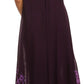 Vestido Caftán/Pareo de Manga Corta Sakkas Batik Palmera