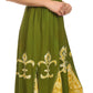 Sakkas Batik Fleur De Lis Embroidered Peasant Dress