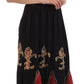 Sakkas Batik Fleur De Lis Embroidered Peasant Dress
