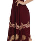 Sakkas Batik Triangle Smocked Empire Waist Dress