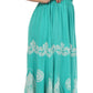 Sakkas Batik Triangle Smocked Empire Waist Dress