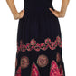 Sakkas Batik Triangle Smocked Empire Waist Dress