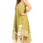 Sakkas Batik Flower Caftan Tank Dress / Cover Up