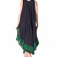 Sakkas Batik Flower Caftan Tank Dress / Cover Up