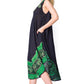 Sakkas Batik Flower Caftan Tank Dress / Cover Up