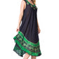 Sakkas Batik Flower Caftan Tank Dress / Cover Up