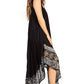 Sakkas Batik Flower Caftan Tank Dress / Cover Up