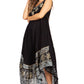 Sakkas Batik Flower Caftan Tank Dress / Cover Up