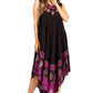 Sakkas Batik Flower Caftan Tank Dress / Cover Up