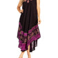 Sakkas Batik Flower Caftan Tank Dress / Cover Up