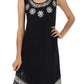 Sakkas Batik Flower Caftan Tank Dress / Cover Up