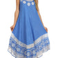 Sakkas Batik Flower Caftan Tank Dress / Cover Up