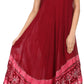 Sakkas Batik Flower Caftan Tank Dress / Cover Up