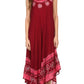 Sakkas Batik Flower Caftan Tank Dress / Cover Up