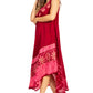Sakkas Batik Flower Caftan Tank Dress / Cover Up