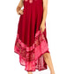 Sakkas Batik Flower Caftan Tank Dress / Cover Up