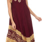 Sakkas Batik Flower Caftan Tank Dress / Cover Up