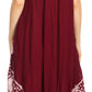 Sakkas Batik Flower Caftan Tank Dress / Cover Up