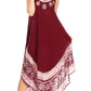 Sakkas Batik Flower Caftan Tank Dress / Cover Up