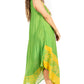 Sakkas Batik Flower Caftan Tank Dress / Cover Up