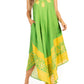Sakkas Batik Flower Caftan Tank Dress / Cover Up