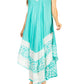 Sakkas Batik Flower Caftan Tank Dress / Cover Up