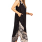 Sakkas Batik Flower Caftan Tank Dress / Cover Up