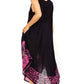 Sakkas Batik Flower Caftan Tank Dress / Cover Up