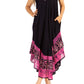 Sakkas Batik Flower Caftan Tank Dress / Cover Up