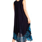 Sakkas Batik Flower Caftan Tank Dress / Cover Up