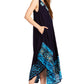 Sakkas Batik Flower Caftan Tank Dress / Cover Up