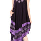 Sakkas Batik Flower Caftan Tank Dress / Cover Up