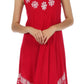 Sakkas Batik Flower Caftan Tank Dress / Cover Up