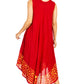 Sakkas Batik Flower Caftan Tank Dress / Cover Up