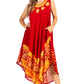 Sakkas Batik Flower Caftan Tank Dress / Cover Up