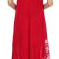 Sakkas Batik Flower Caftan Tank Dress / Cover Up