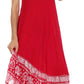 Sakkas Batik Flower Caftan Tank Dress / Cover Up