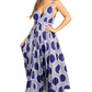 Sakkas Niza Women's Maxi Summer Casual Sleeveless Floral V neck Loose Long Dress