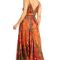 Sakkas Niza Women's Maxi Summer Casual Sleeveless Floral V neck Loose Long Dress