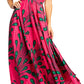 Sakkas Niza Women's Maxi Summer Casual Sleeveless Floral V neck Loose Long Dress