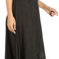 Sakkas Marni Women's Casual Maxi Short Sleeve Stonewashed Long Caftan Dress Lace